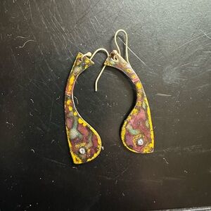 Artistic Multicolor Earrings